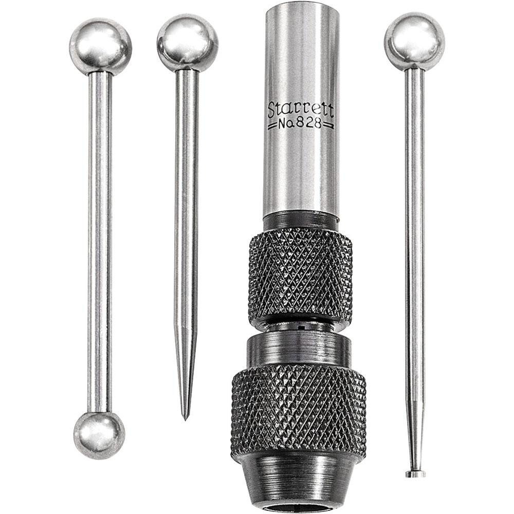 Edge & Center Finder Sets; Product Type: Center Finder Set ; Center & Edge Finder Type: Mechanical ; Head Contact Type: Ball; Conical; Disc ; Number Of Pieces: 4