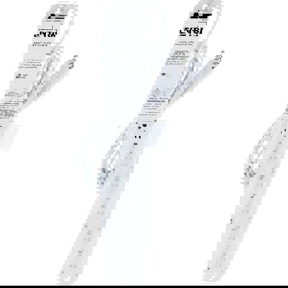 6 Outlets, 125 VAC15 Amps, 7' Cord, Stan