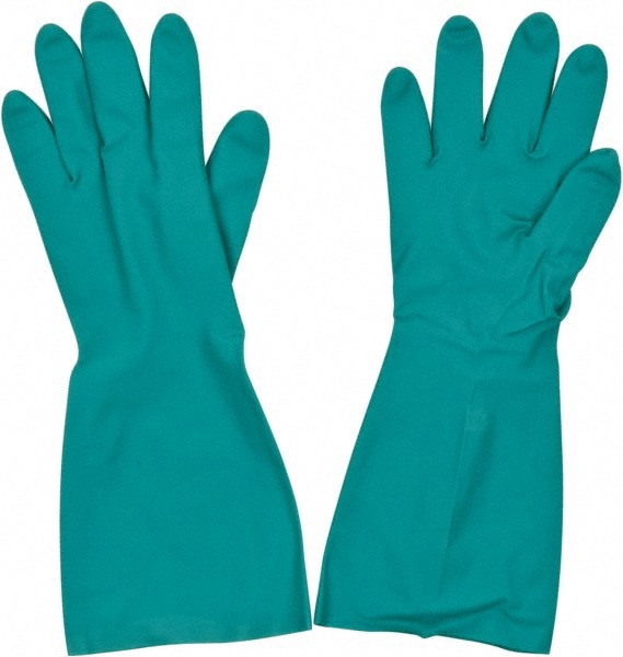 Chemical Resistant Gloves: Memphis Size Small, 11.00 mil, Nitrile, Unsupported