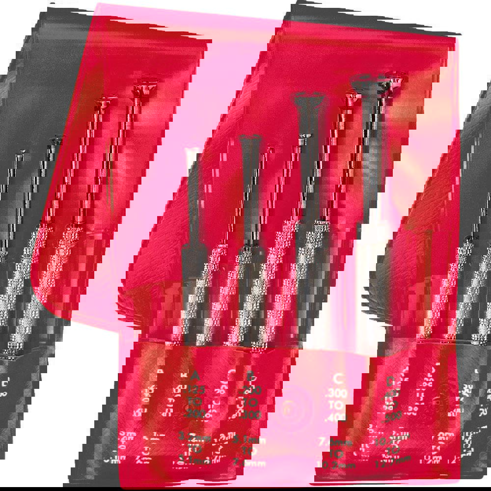 1/8 to 1/2 Inch Measurement, Small Hole Gage Set