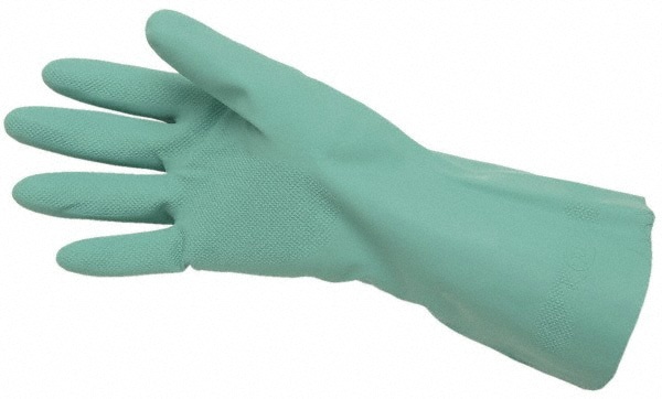 Chemical Resistant Gloves: Memphis Size Large, 15.00 mil, Nitrile, Supported