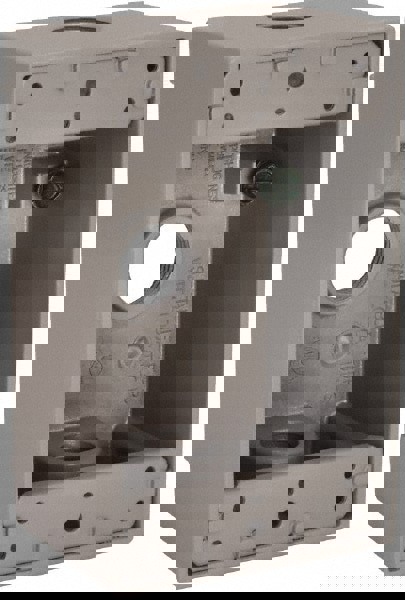 Electrical Device Box: Aluminum, Rectangle, 4-1/2