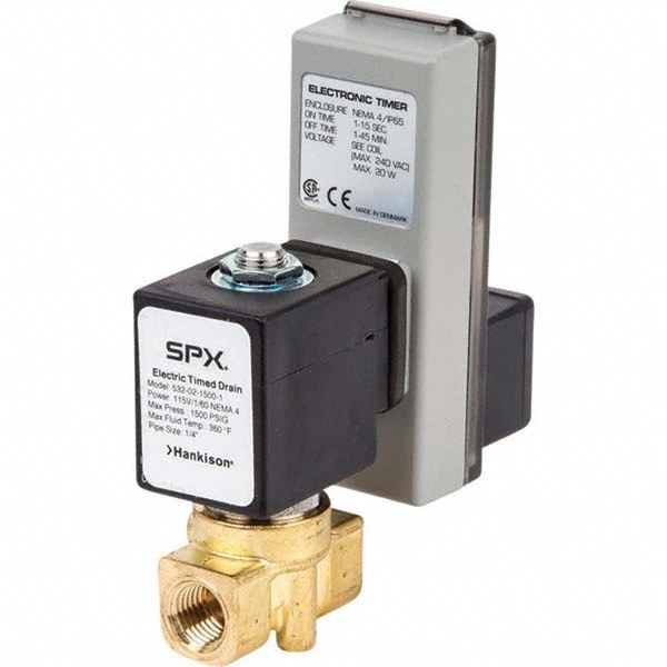 Condensate Drains & Accessories; Thread Type: BSP ; Overall Width: 2in; 50.8mm ; Overall Height: 5in; 127mm ; Overall Length: 4in; 102mm ; Maximum Working Temperature: 3600F; 1820C
