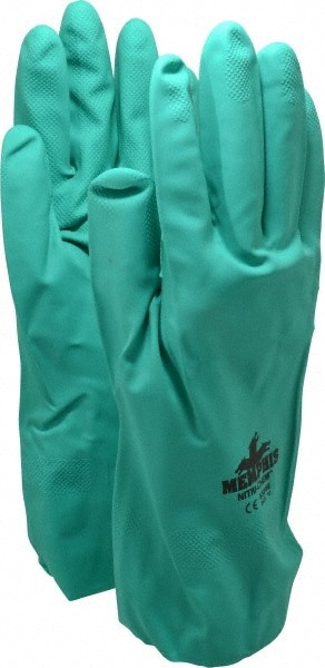 Chemical Resistant Gloves: Memphis Size X-Large, 15.00 mil, Nitrile, Supported