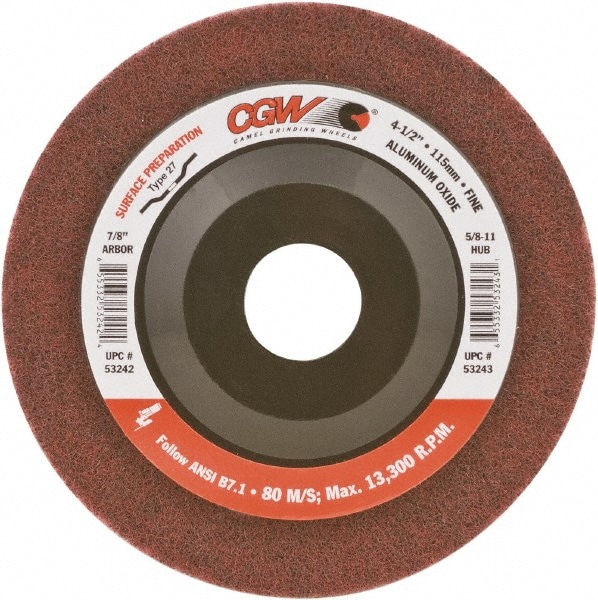Deburring Disc: 4-1/2