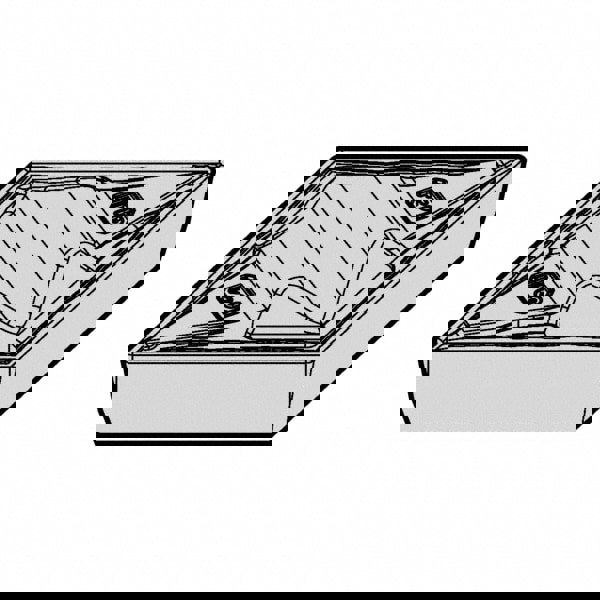 Turning Insert: DPGR432FP KCP10, Solid Carbide