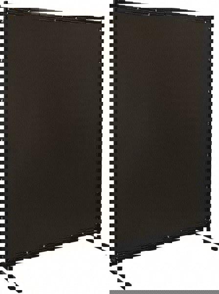 6 Ft. Wide x 6 Ft. High x 1 Inch Thick, 14 mil Thick Transparent Vinyl Portable Welding Screen Kit