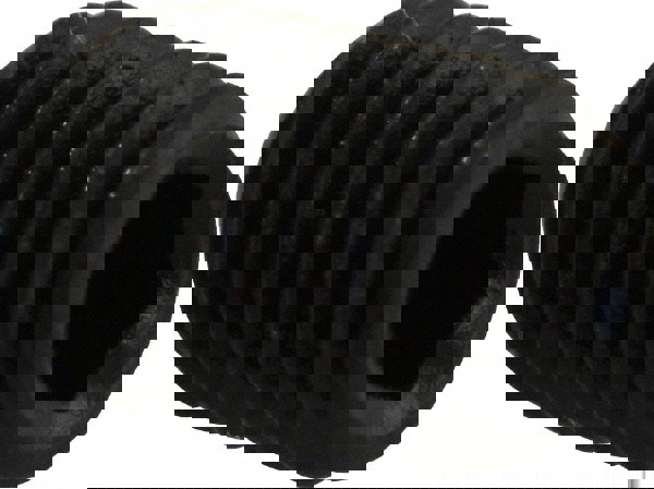 Set Screw: M3x0.5, 4.00 mm Overall Length, Cup Point, Alloy Steel, Grade 14.9 (45H)