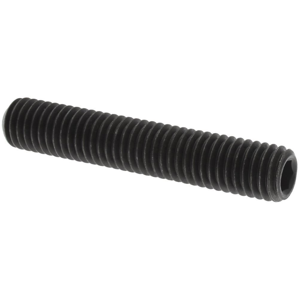 Set Screw: M8x1.25, 45.00 mm Overall Length, Cup Point, Alloy Steel, Grade 14.9 (45H)