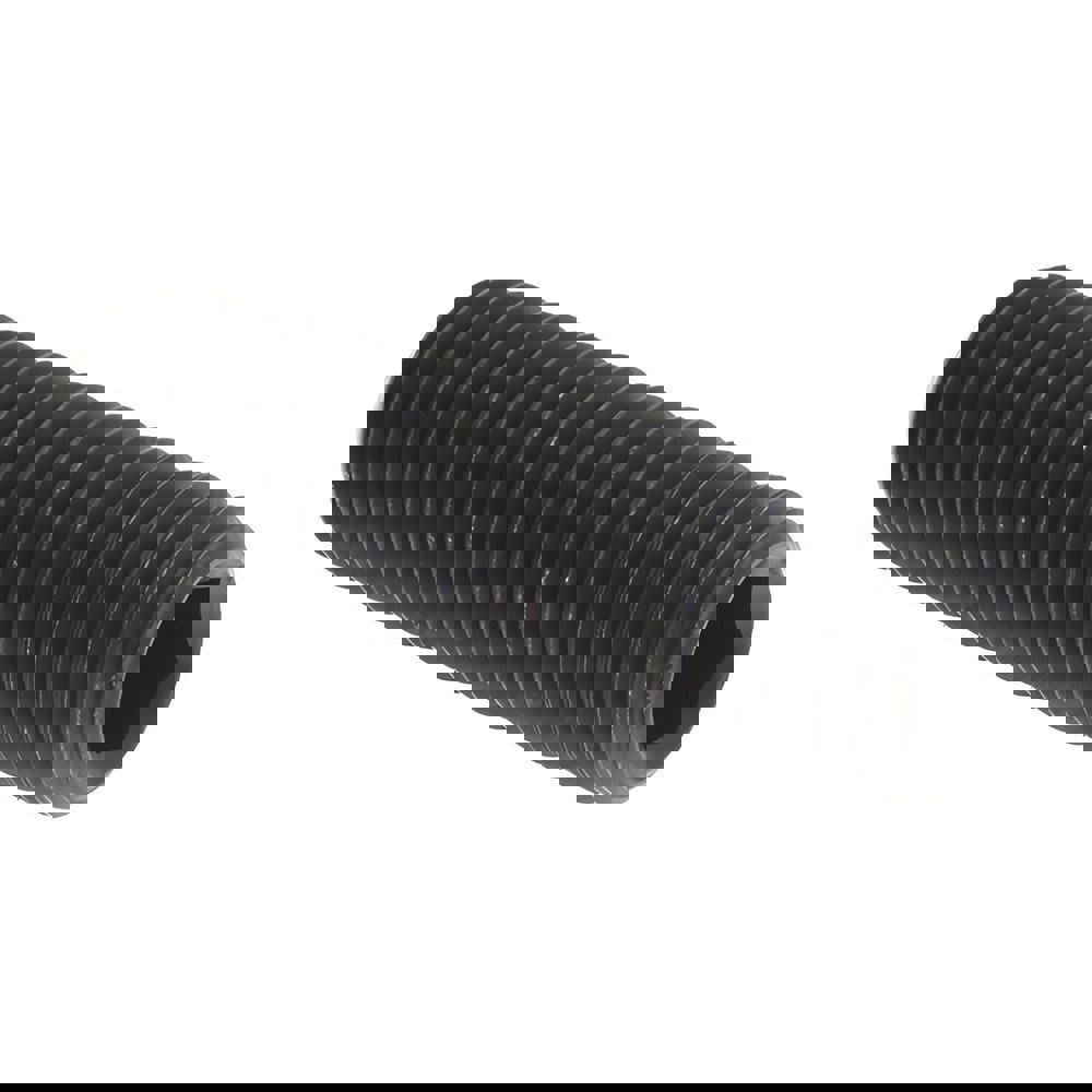 Set Screw: M12x1.75, 40.00 mm Overall Length, Cup Point, Alloy Steel, Grade 14.9 (45H)