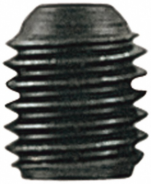 Set Screw: M12x1.75, 45.00 mm Overall Length, Cup Point, Alloy Steel, Grade 14.9 (45H)