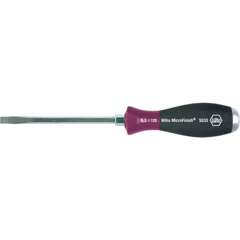 Slotted Screwdrivers; Blade Width (Inch): 1/4 ; Blade Length (Inch): 5 ; Overall Length (Decimal Inch): 9.4000 ; Handle Length (Decimal Inch - 4 Decimals): 4.4000 ; Blade Thickness (Decimal Inch): 0.2550