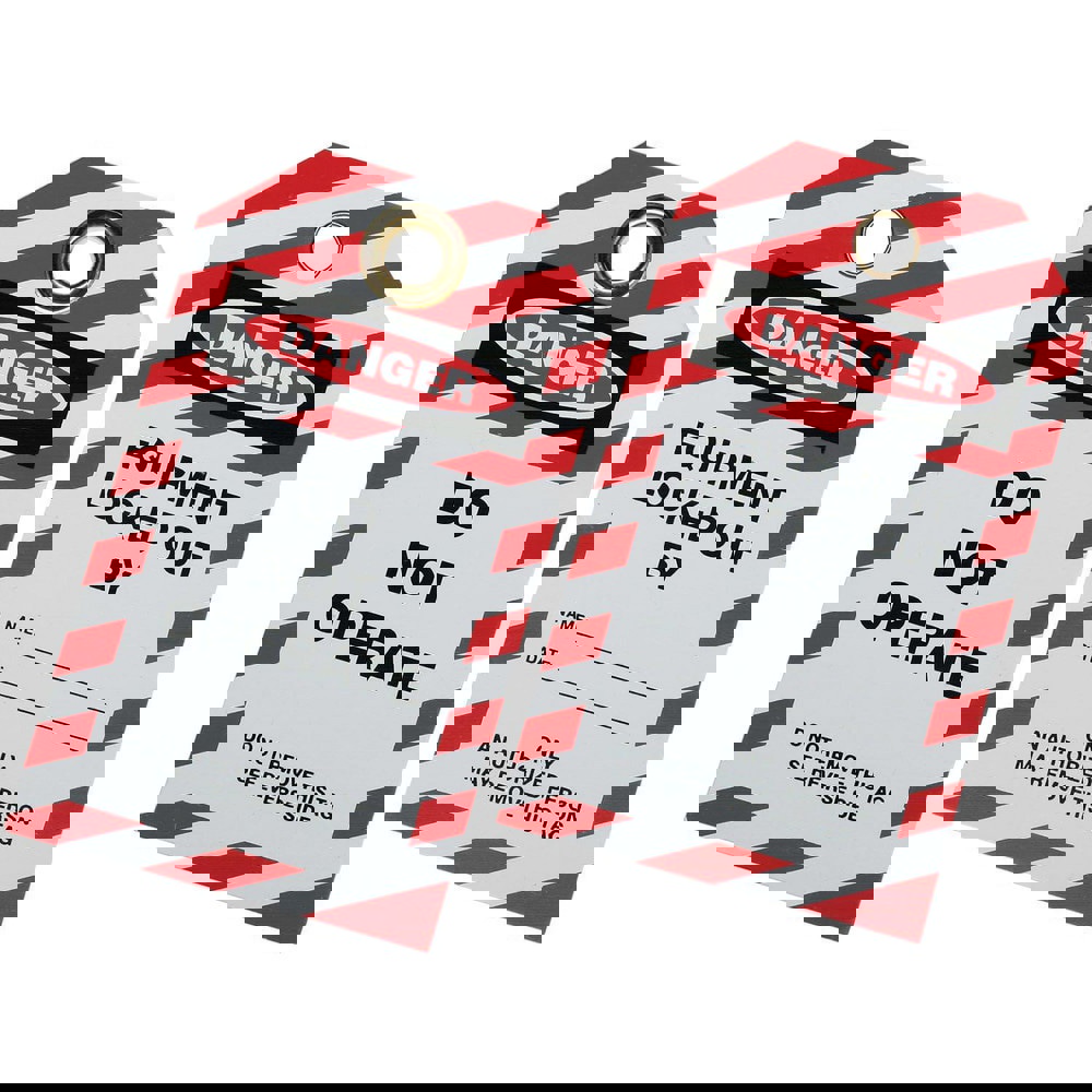 Lockout Tag: Plastic, 