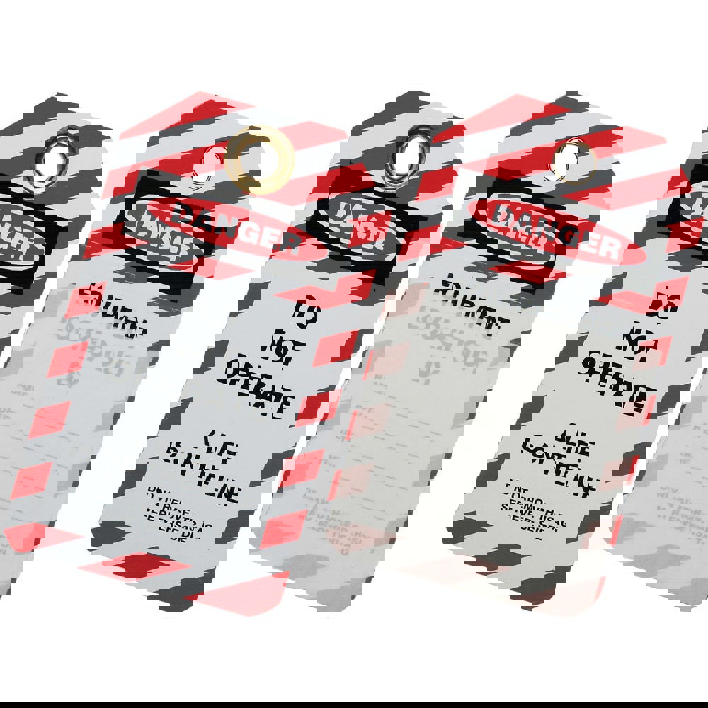 Lockout Tag: Plastic, 