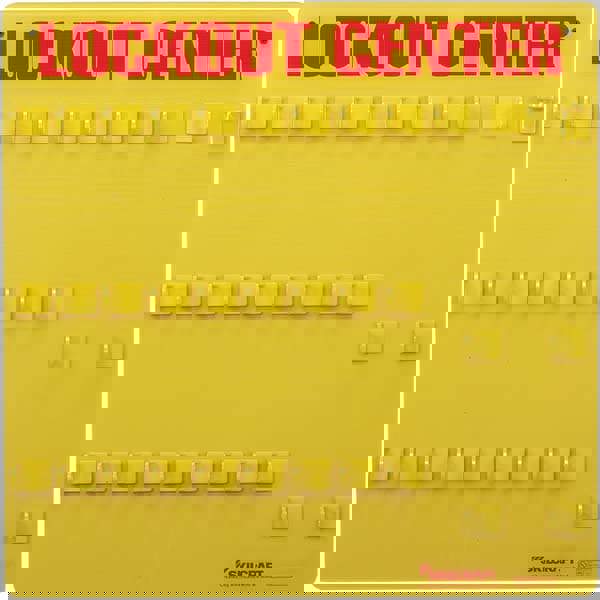 Empty Lockout Tagout Station: Keyed Different, 1 Pc