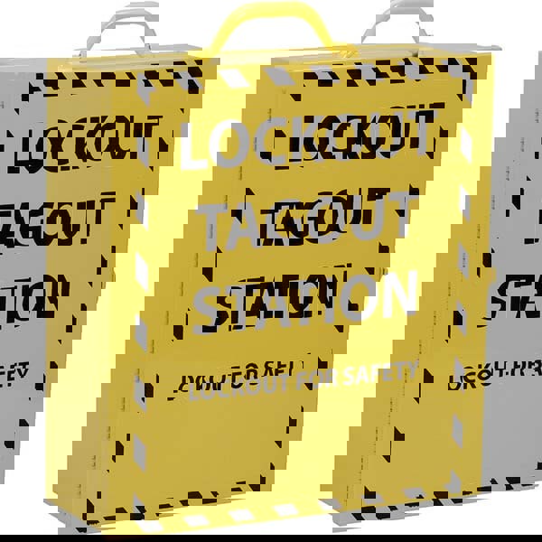 Empty Lockout Tagout Station: Keyed Different, 1 Pc