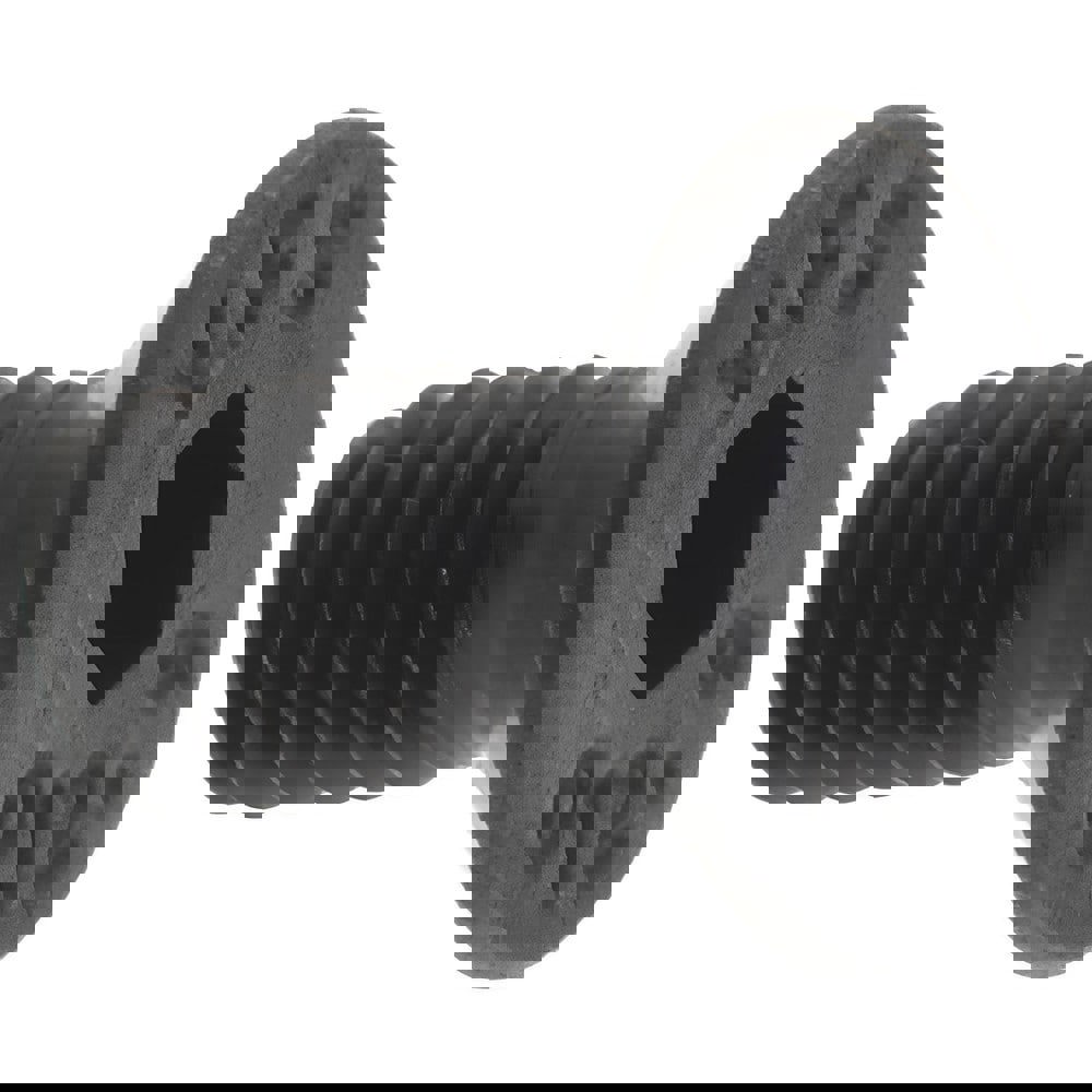 Flat Socket Cap Screw: M4x0.7, 12.9 Alloy Steel, Black Oxide Finish