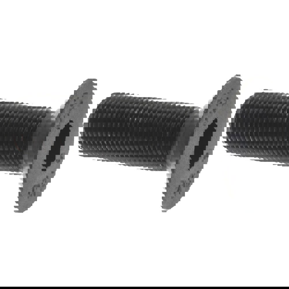 Flat Socket Cap Screw: M6x1, 12.9 Alloy Steel, Black Oxide Finish