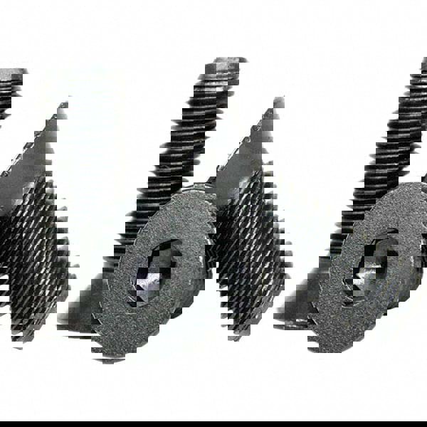 Flat Socket Cap Screw: 12.9 Alloy Steel, Black Oxide