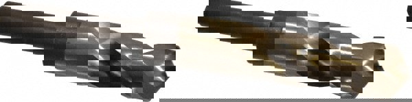 Reduced Shank Drill Bit: 55/64'' Dia, 1/2'' Shank Dia, 118 0, Cobalt