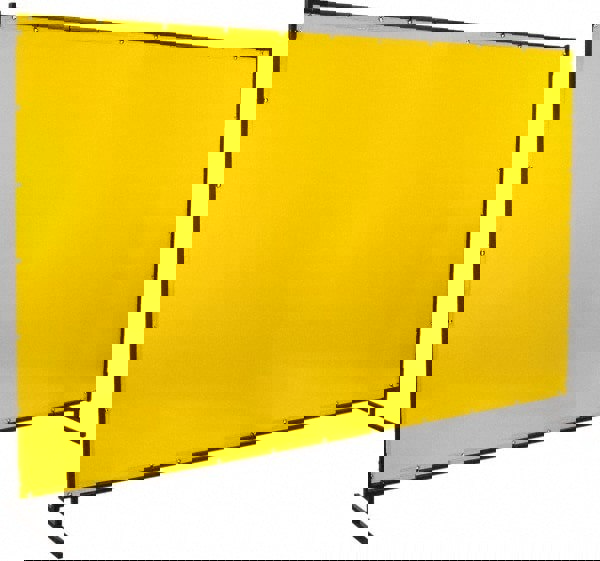 10 Ft. Wide x 6 Ft. High x 3/4 Inch Thick, 14 mil Thick Transparent Vinyl Portable Welding Screen Kit