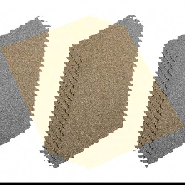 Sanding Sheet: 60 Grit, Aluminum Oxide, Coated