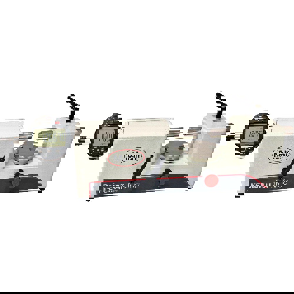Electronic Bench Micrometers; Minimum Measurement: 0 ; Maximum Measurement: 25.00 ; Accuracy: Indicating Instrument ; Measuring Face Material: Hardened Tool Steel ; Thimble Type: Supplied without Readout ; Calibrated: No