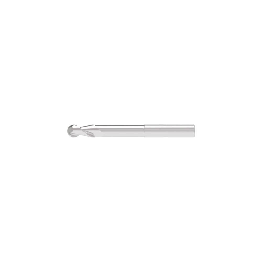 Ball End Mills; Mill Diameter (Decimal Inch): 0.1600 ; Mill Diameter (mm): 4.00 ; Number Of Flutes: 2 ; End Mill Material: Solid Carbide ; Length of Cut (mm): 13.0000 ; Shank Diameter (mm): 4.0000