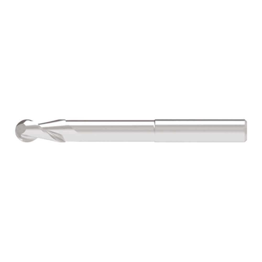 Ball End Mills; Mill Diameter (Decimal Inch): 0.2000 ; Mill Diameter (mm): 5.00 ; Number Of Flutes: 2 ; End Mill Material: Solid Carbide ; Length of Cut (mm): 15.0000 ; Shank Diameter (mm): 5.0000