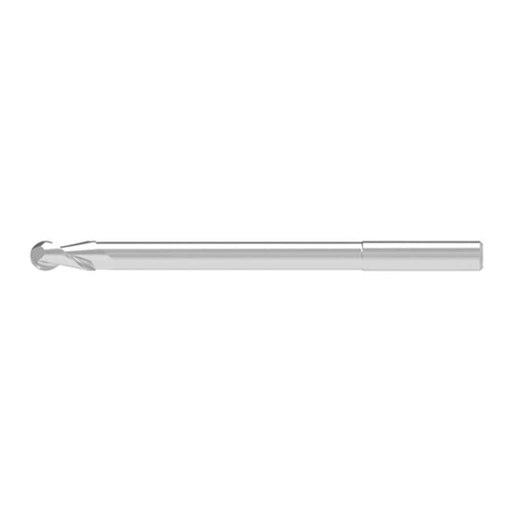 Ball End Mills; Mill Diameter (Decimal Inch): 0.2400 ; Mill Diameter (mm): 6.00 ; Number Of Flutes: 2 ; End Mill Material: Solid Carbide ; Length of Cut (mm): 16.0000 ; Shank Diameter (mm): 6.0000