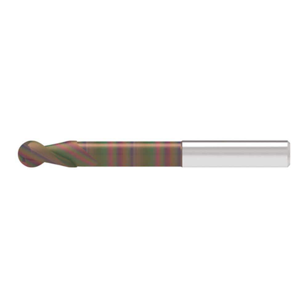 Ball End Mills; Mill Diameter (Decimal Inch): 0.2000 ; Mill Diameter (mm): 5.00 ; Number Of Flutes: 2 ; End Mill Material: Solid Carbide ; Length of Cut (mm): 15.0000 ; Shank Diameter (mm): 5.0000