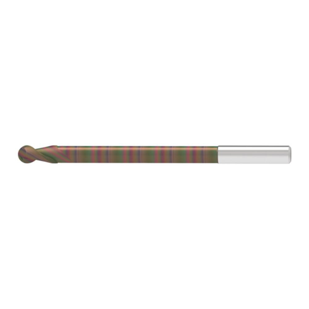 Ball End Mills; Mill Diameter (Decimal Inch): 0.3200 ; Mill Diameter (mm): 8.00 ; Number Of Flutes: 2 ; End Mill Material: Solid Carbide ; Length of Cut (mm): 22.0000 ; Shank Diameter (mm): 8.0000