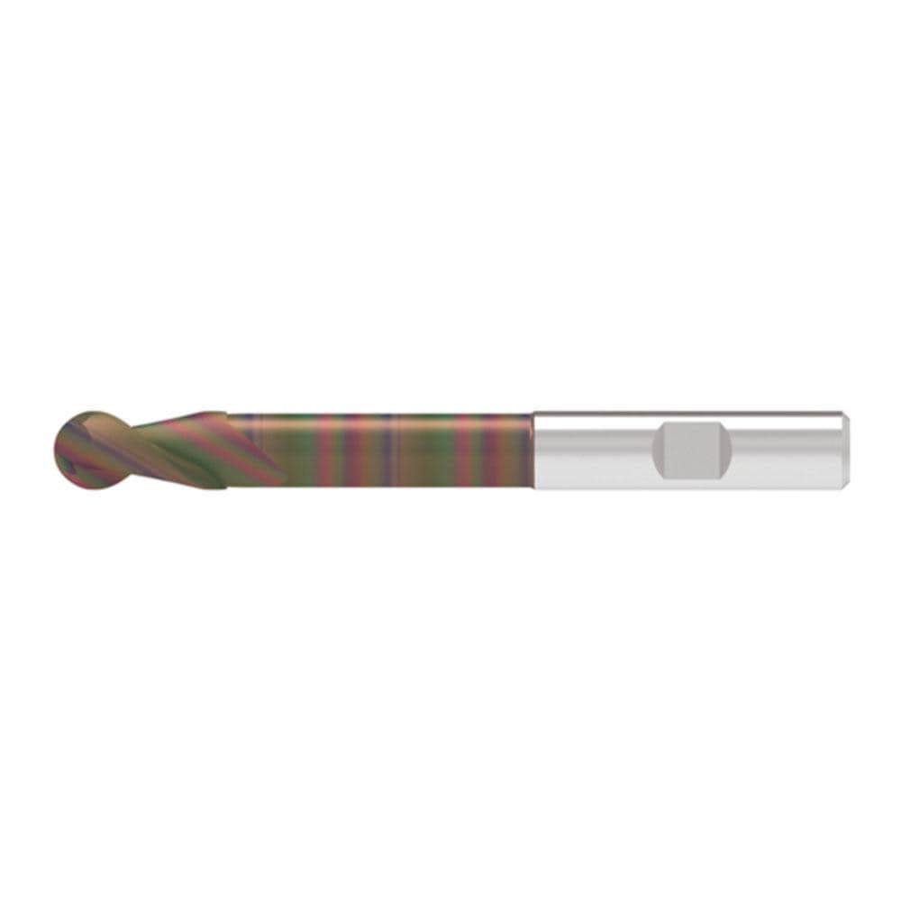 Ball End Mills; Mill Diameter (Decimal Inch): 0.2400 ; Mill Diameter (mm): 6.00 ; Number Of Flutes: 2 ; End Mill Material: Solid Carbide ; Length of Cut (mm): 16.0000 ; Shank Diameter (mm): 6.0000