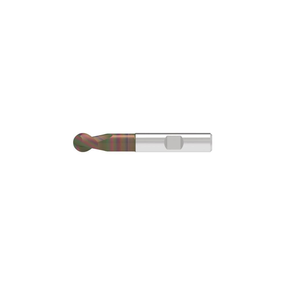 Ball End Mills; Mill Diameter (Decimal Inch): 0.6400 ; Mill Diameter (mm): 16.00 ; Number Of Flutes: 2 ; End Mill Material: Solid Carbide ; Length of Cut (mm): 20.0000 ; Shank Diameter (mm): 16.0000