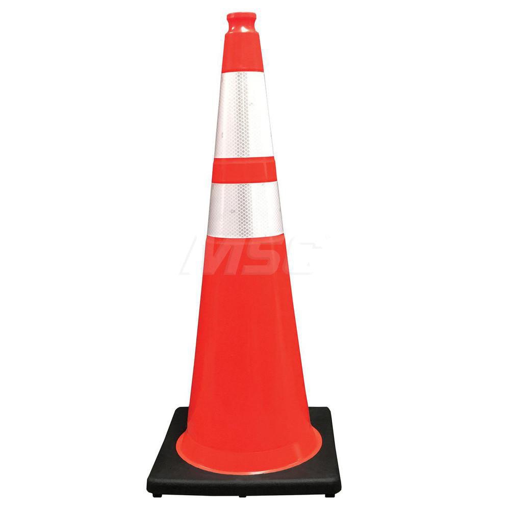 Traffic Cone with Base: Polyvinylchloride, 36