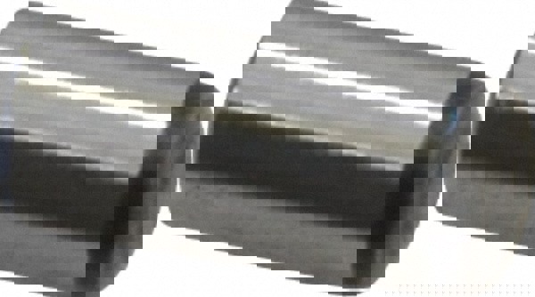 Dowel Pin: 8.00 mm Dia, 18.00 mm OAL, Alloy Steel, Grade 8, Bright/Uncoated Finish