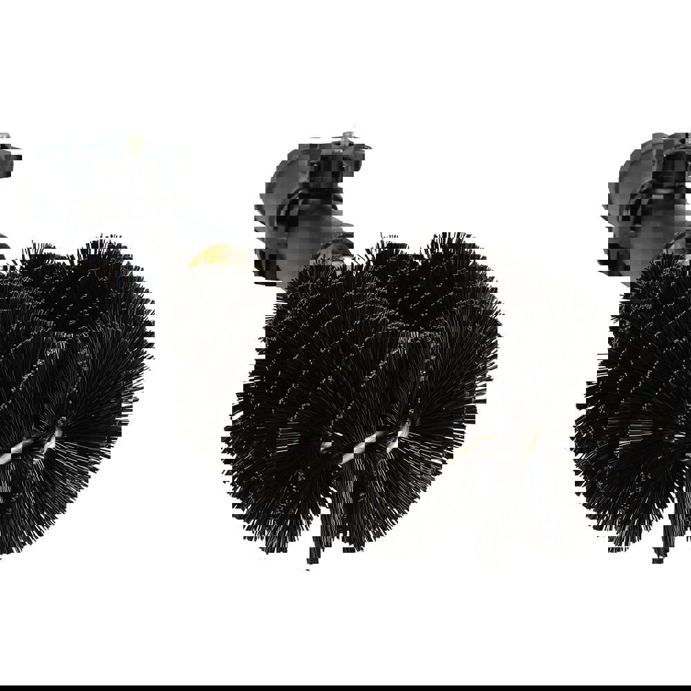 Bottle & Tube Brushes; Shank Style: Threaded Shank; Round Shank ; Bristle Flexibility: Stiff ; Bristle Material: Polyester ; Brush Shape: Round ; Bristle Color: Black ; Resistance Features: Chemical Resistant