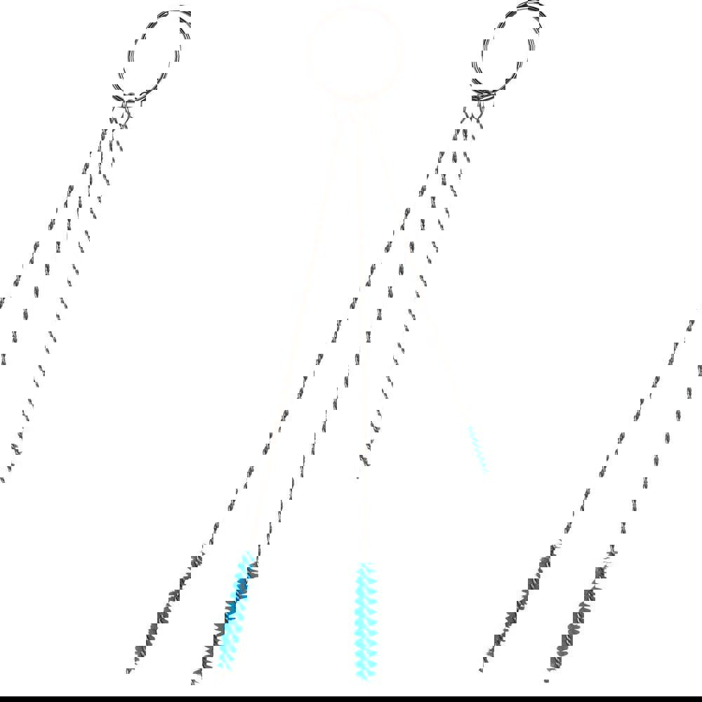 Bottle & Tube Brushes; Shank Style: Twisted Shank; Flexible Shaft ; Bristle Flexibility: Flexible ; Bristle Material: Polyester ; Brush Shape: Round ; Bristle Color: Blue ; Resistance Features: Chemical Resistant