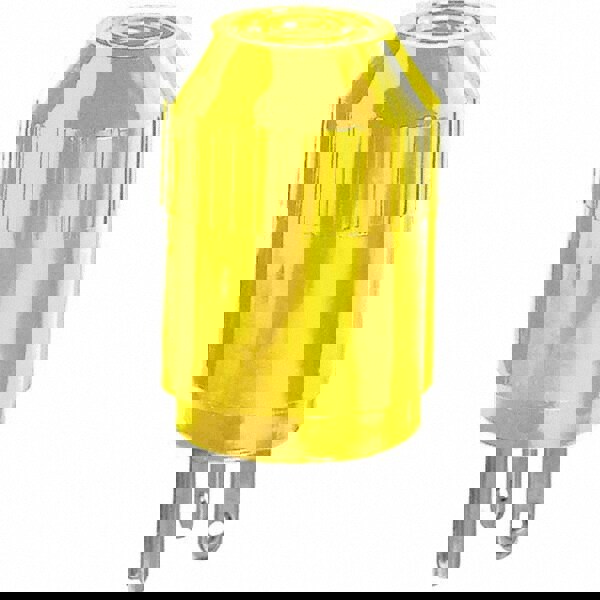 Straight Blade Plug: Industrial, 5-20P, 125VAC, Yellow