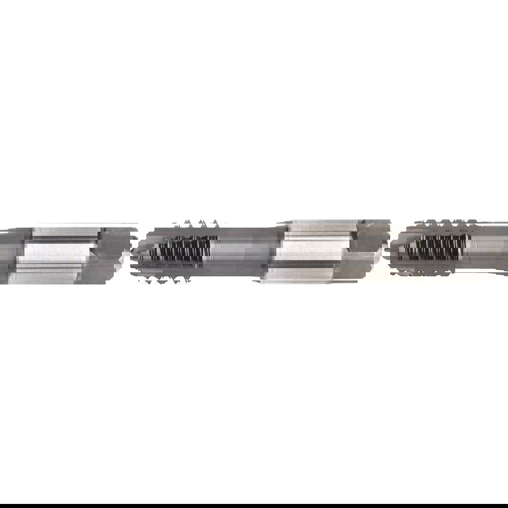 Spiral Point Tap: 1-12 UNF, 3 Flutes, Plug Chamfer, H4 Class of Fit, High-Speed Steel-E, Bright/Uncoated