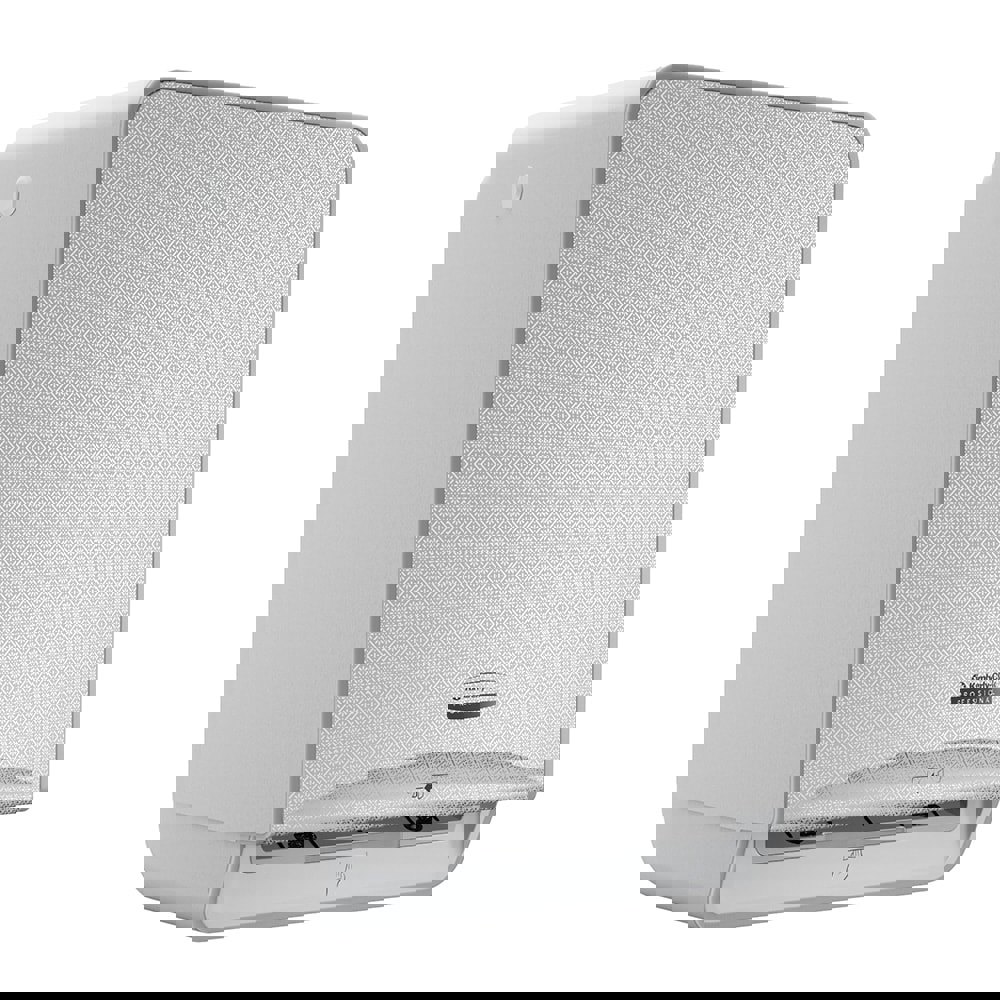 ICON Automatic Hard Roll Towel Dispenser, with Silver Mosaic Design Faceplate, 16.53