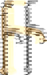 Single Handle Bathroom Sink Faucet in Brilliance Champagne Bronze