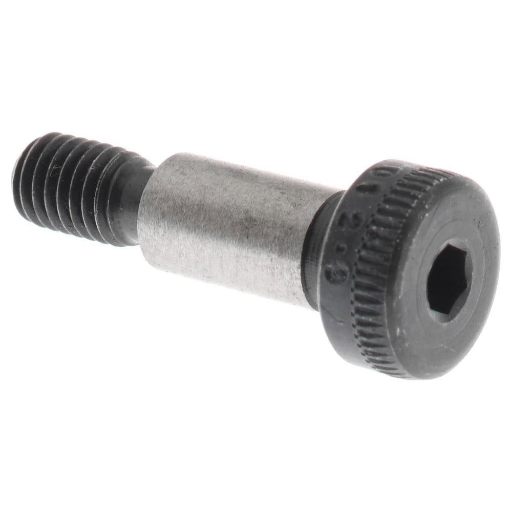 Shoulder Screw: M5x0.8 Thread, Alloy Steel, Hex Socket