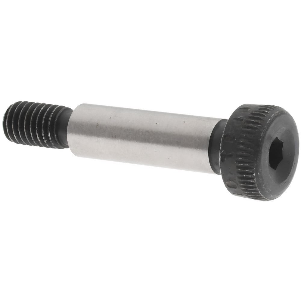 Shoulder Screw: M5x0.8 Thread, Alloy Steel, Hex Socket