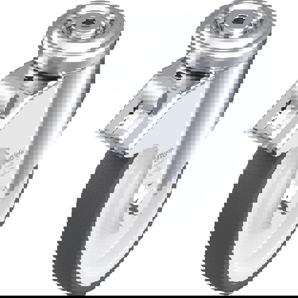 Standard Casters; Mount: Hollow Kingpin ; Caster Type: Swivel w/Brake ; Brake Type: Total-Lock Brake ; Bearing Type: Precision Ball ; Style: Single Ball ; Wheel Diameter (Inch): 5