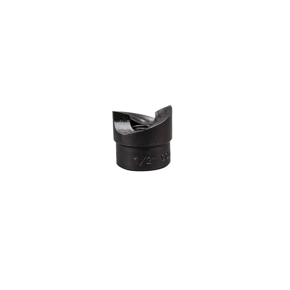 Punch Dies, Centers & Parts; Component Type: Punch ; Product Shape: Round ; Compatible Conduit Size: 0.5in ; Overall Length: 0.89 ; Overall Width: 1 ; For Maximum Steel Thickness: 10