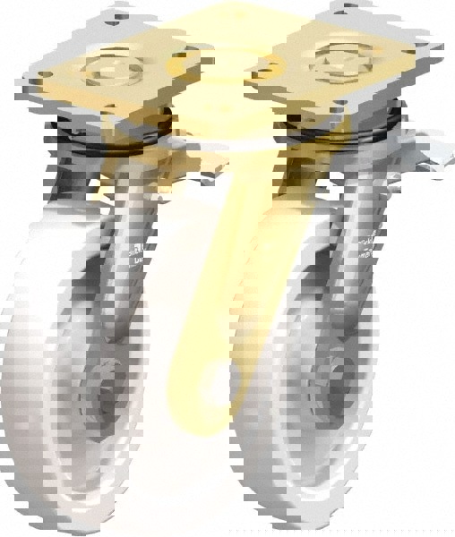 Swivel Top Plate Caster: Nylon, 6