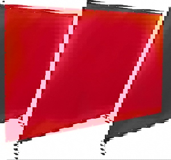 10 Ft. Wide x 6 Ft. High x 3/4 Inch Thick, 14 mil Thick Transparent Vinyl Portable Welding Screen Kit