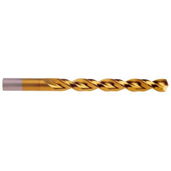 Jobber Length Drill Bit: Letter H (0.2660) Dia, 135 deg, HSS