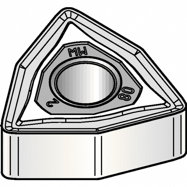 Turning Insert: WNMG432MW KCP25B, Solid